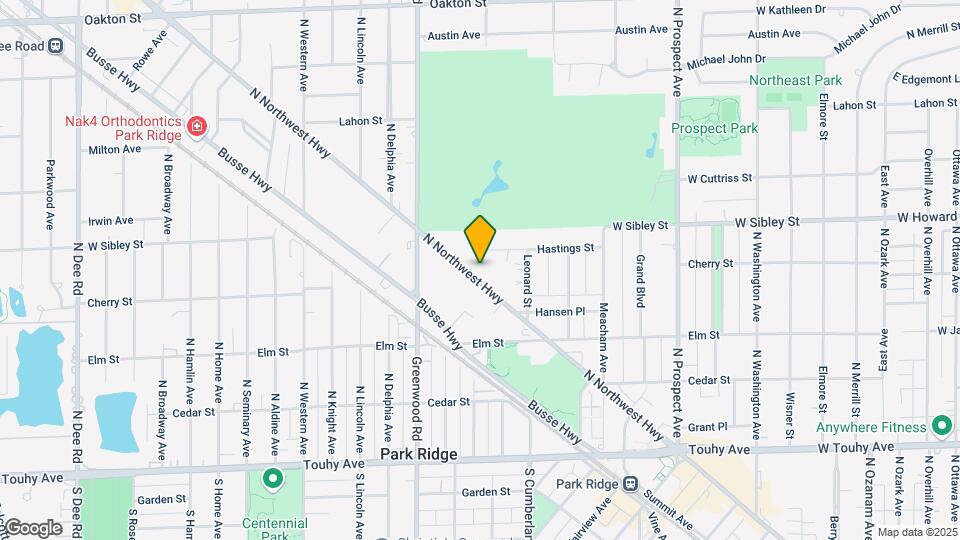 447 N Northwest Hwy Map and Location Details