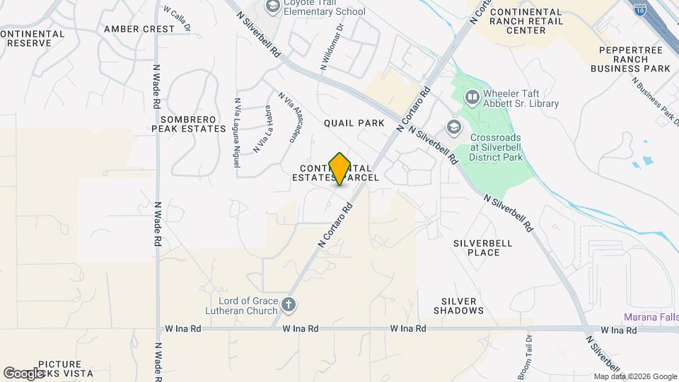 7600 N Sonoma Way Mapa y Detalles de la Ubicación