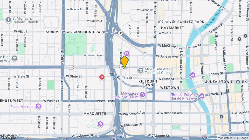 The Historic 10th St Residences Mapa y Detalles de la Ubicación