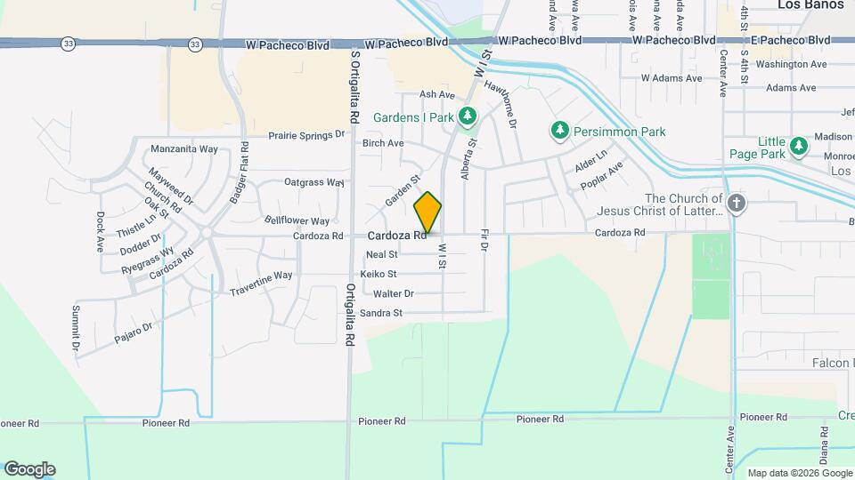 915 Cardoza Rd Map and Location Details
