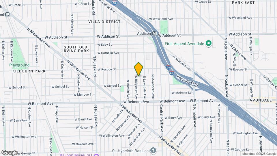 3325 N Ridgeway Ave Map and Location Details