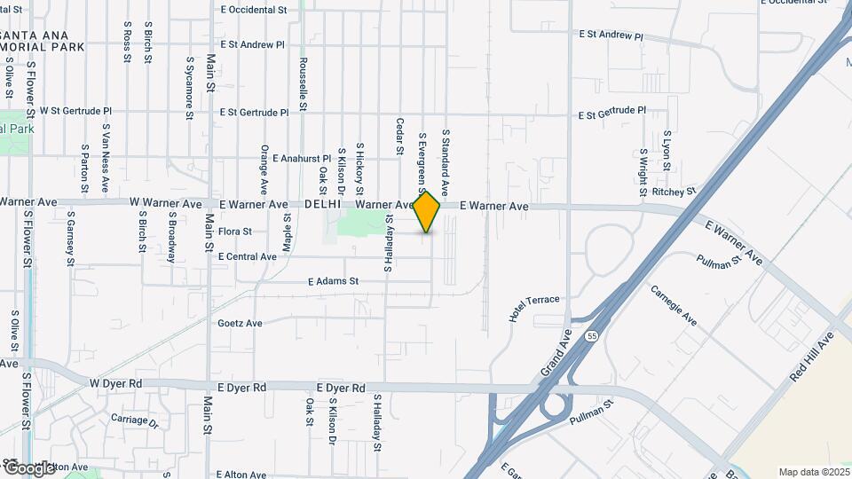 2402-2412 Evergreen St Mapa y Detalles de la Ubicación