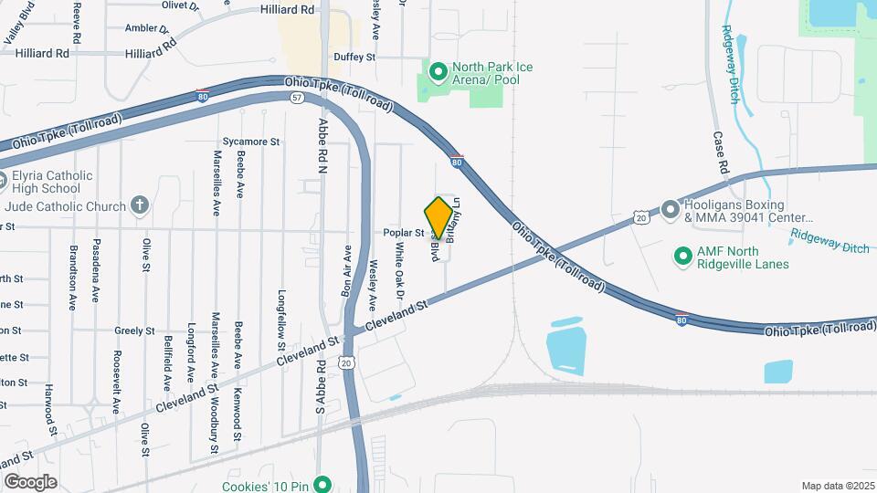 Redwood Elyria Map and Location Details