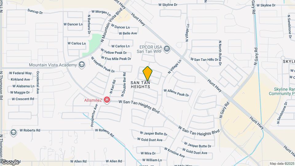 2839 W Allens Peak Dr Map and Location Details