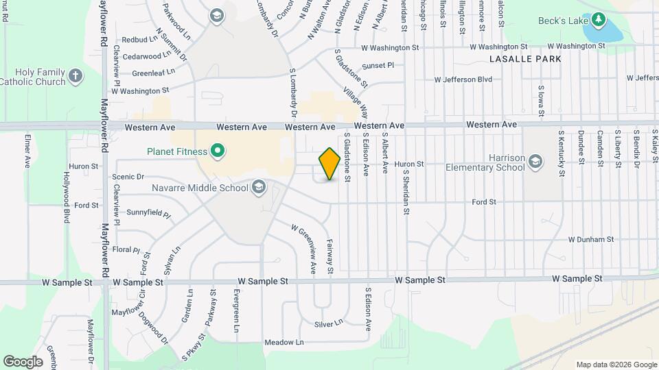 4426 Huron Cir Map and Location Details
