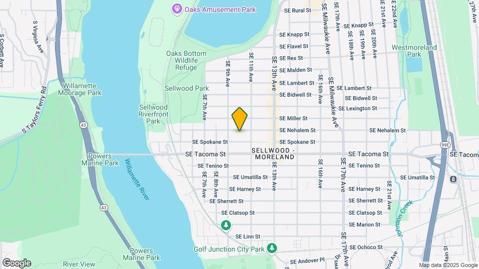 946 SE Nehalem St Map and Location Details