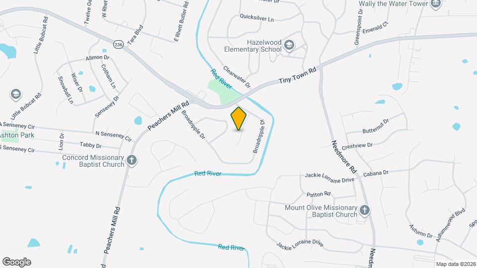 2670 Blue Willow Ct Map and Location Details