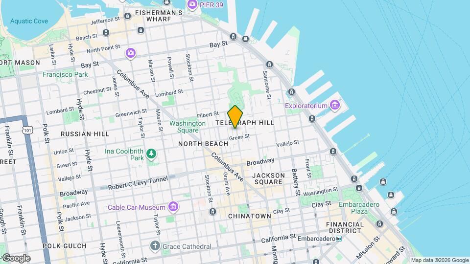 1329 Kearny St Map and Location Details