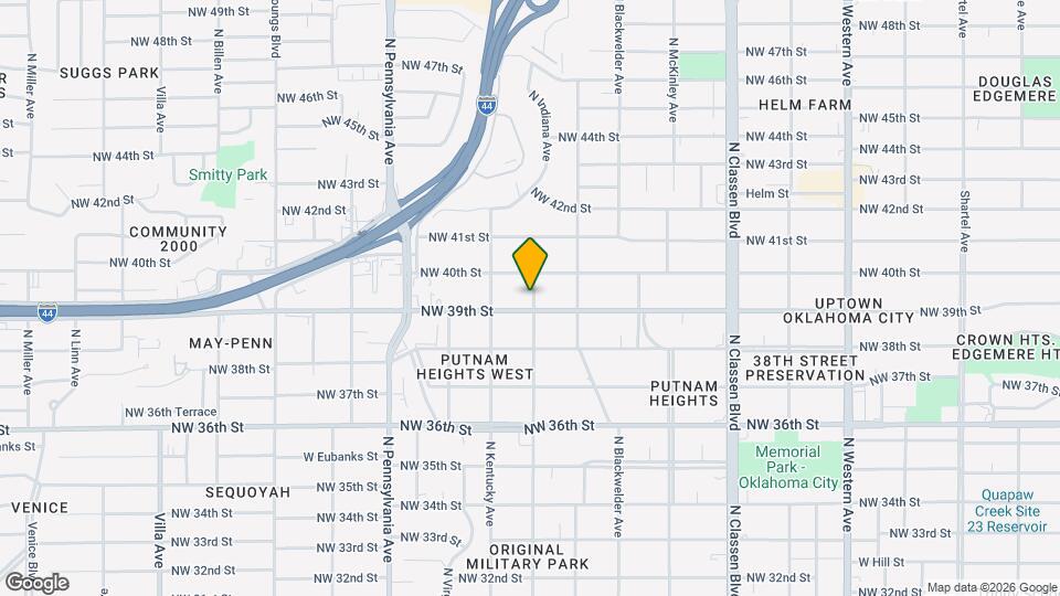 4005 N Indiana Ave Map and Location Details