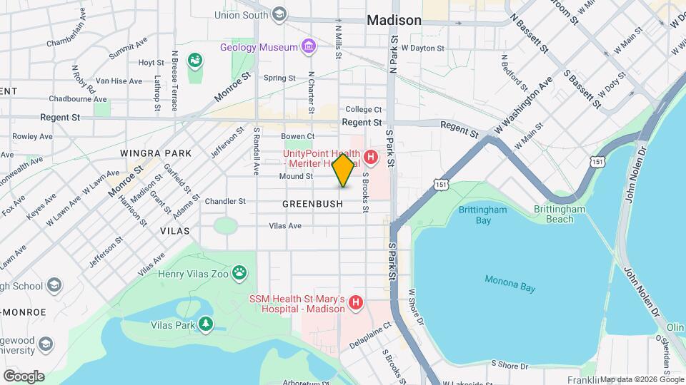 217 S Mills St Map and Location Details