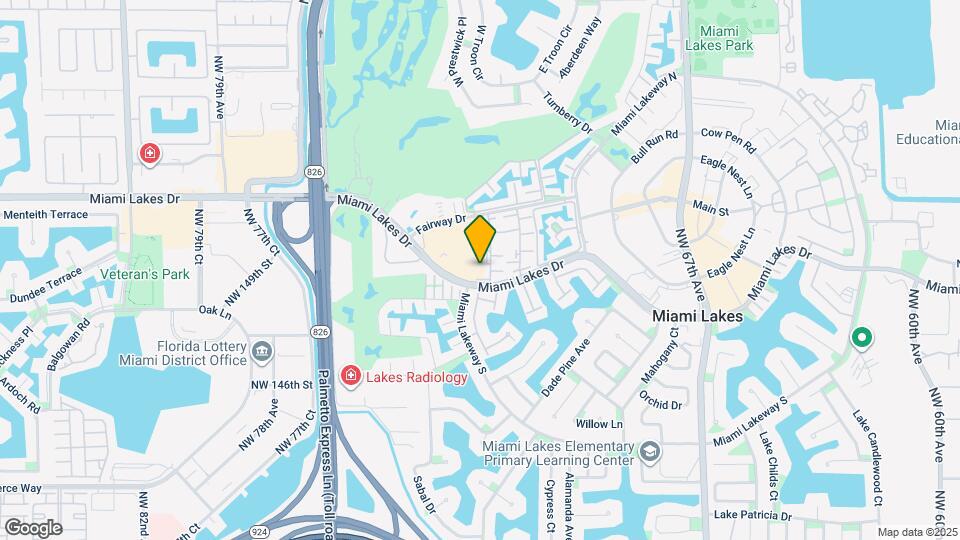 7215 Miami Lakes Dr Map and Location Details