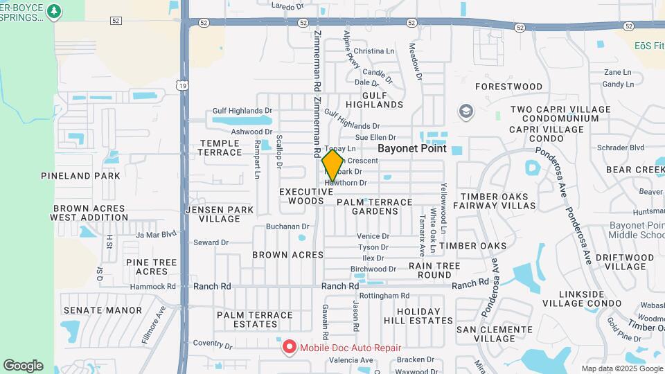 7520 Hawthorn Dr Map and Location Details