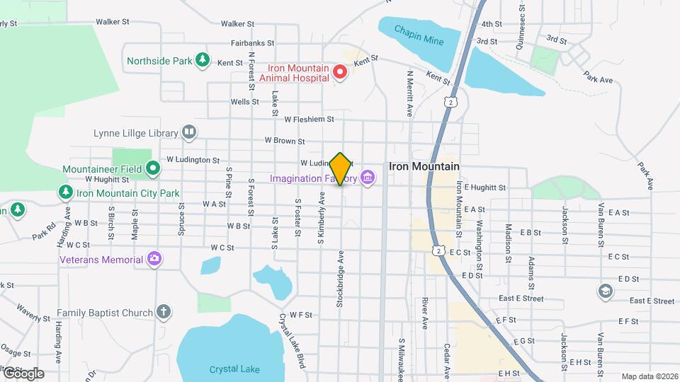 401 W Hughitt St, Unit Lower Apartment Mapa y Detalles de la Ubicación