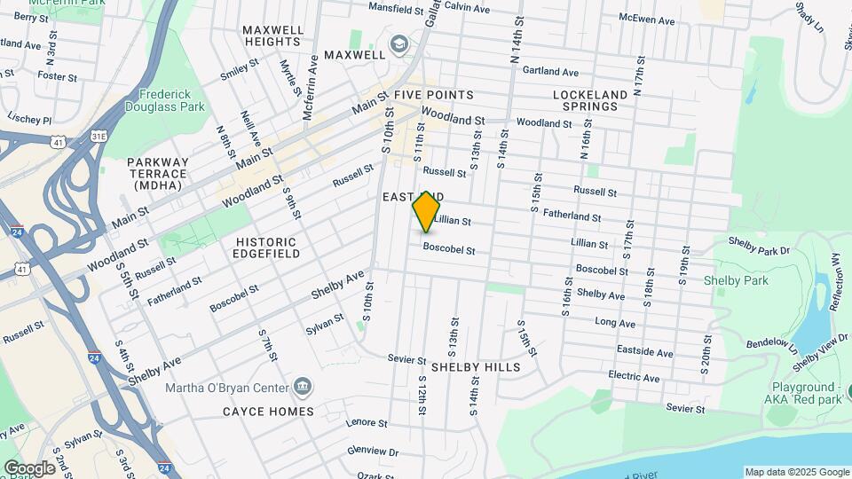 1107 Boscobel St Map and Location Details