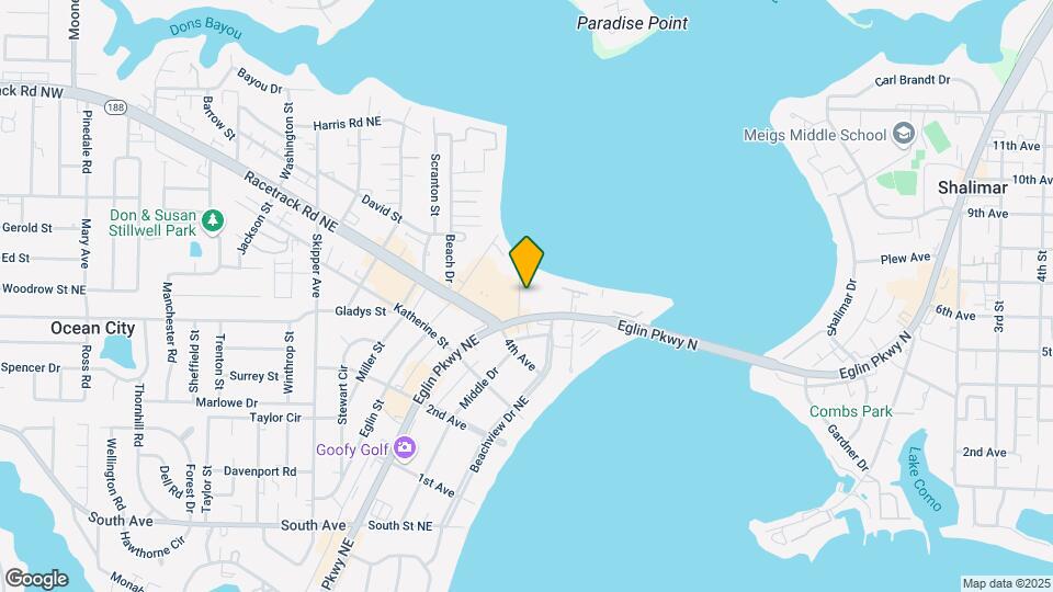718 Eglin Pkwy NE Mapa y Detalles de la Ubicación