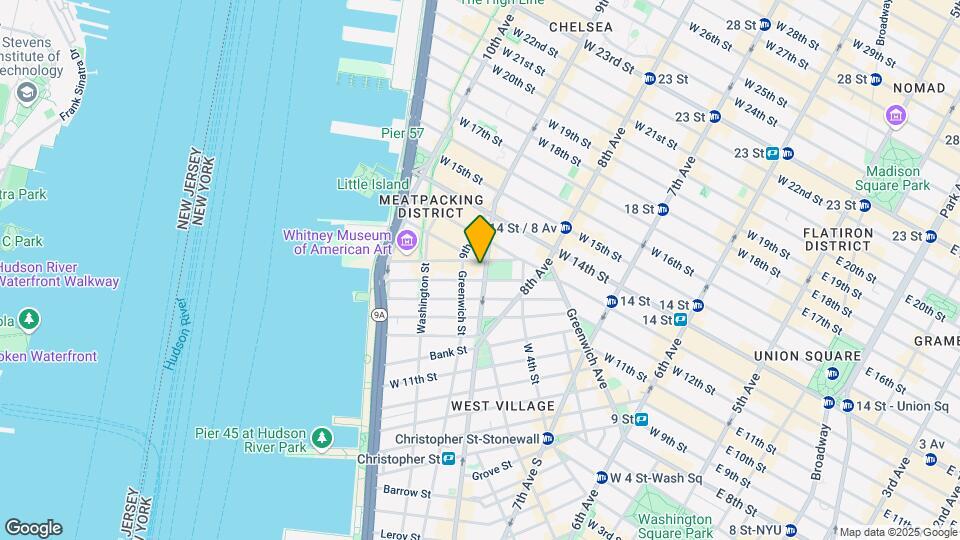 643 Hudson St Mapa y Detalles de la Ubicación