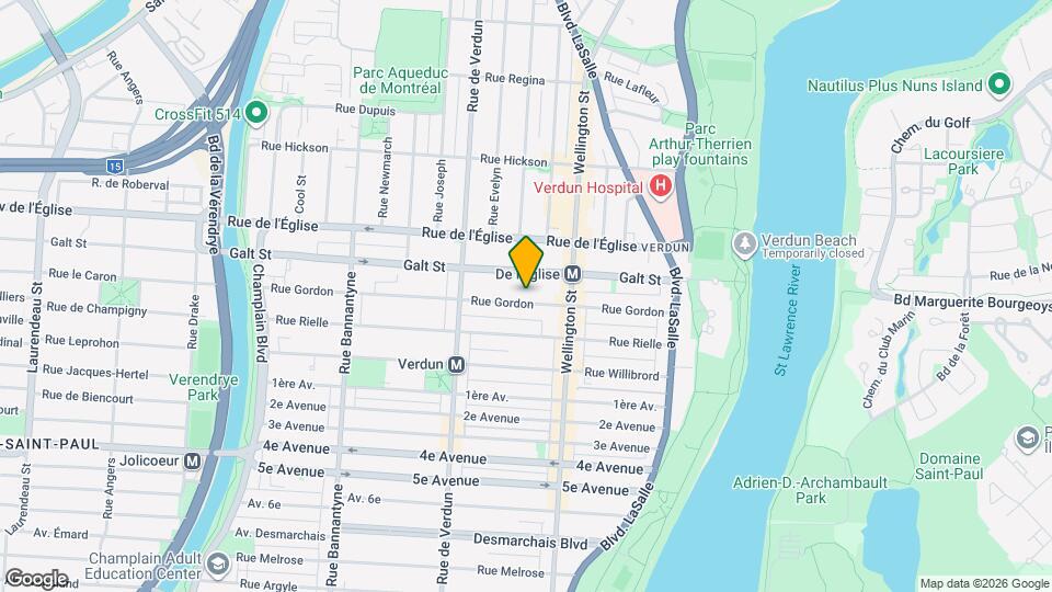 339 Gordon Rue Map and Location Details