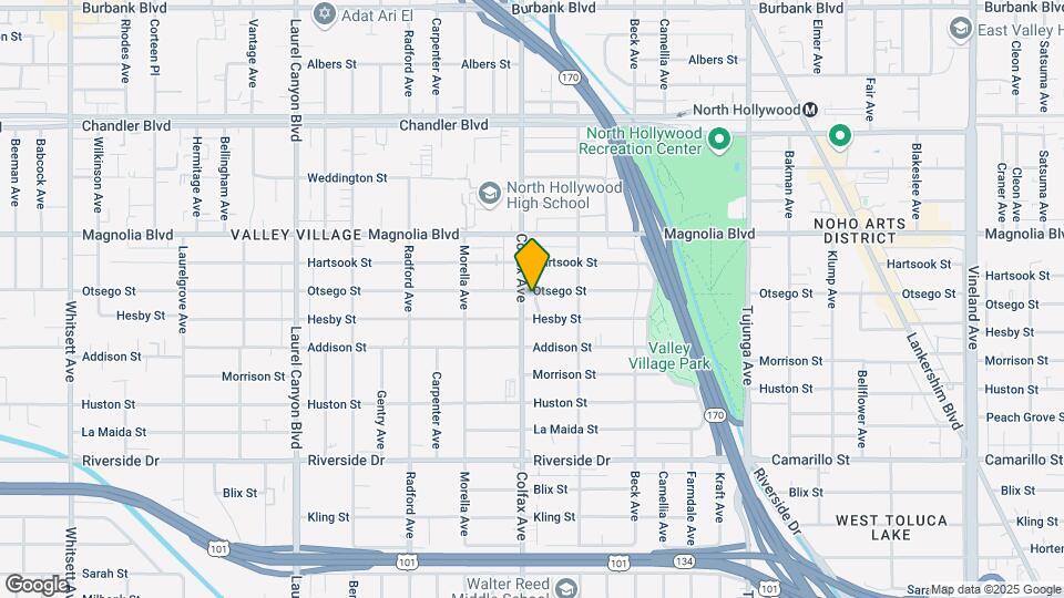 5058 Colfax Ave Map and Location Details