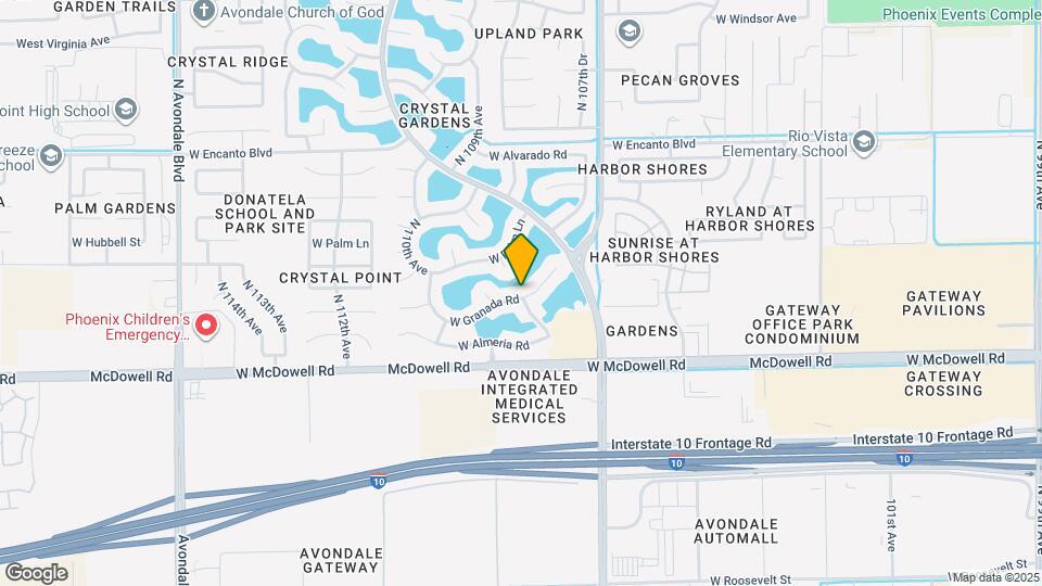 10802 W Granada Rd Map and Location Details