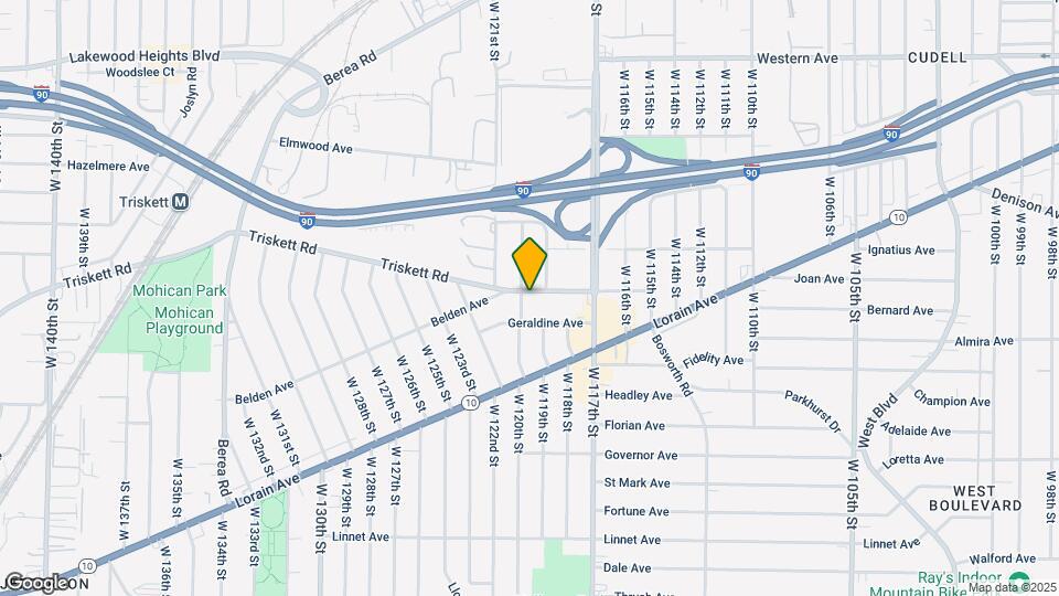 11935 Triskett Rd Map and Location Details