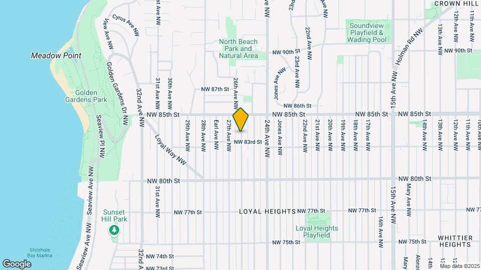 8307 26th Ave NW Mapa y Detalles de la Ubicación