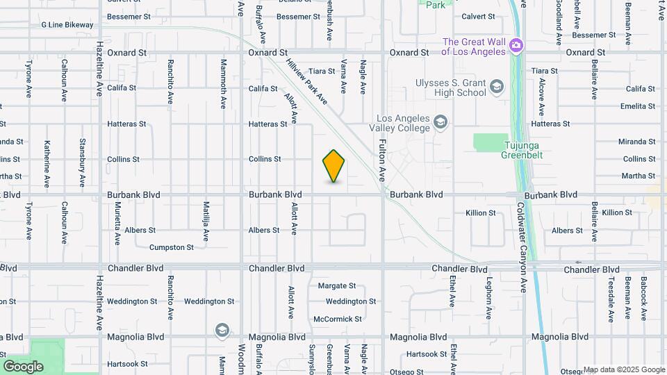 13435 Burbank Blvd Map and Location Details
