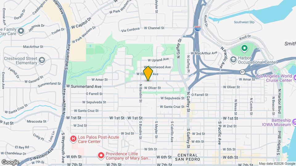 951 W Summerland Ave Map and Location Details