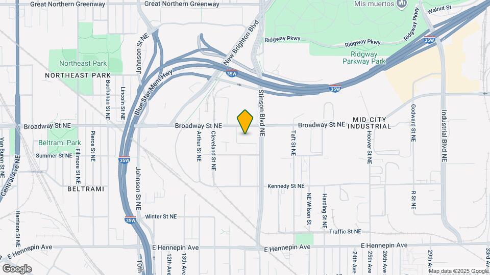 730 NE Stinson Blvd Mapa y Detalles de la Ubicación