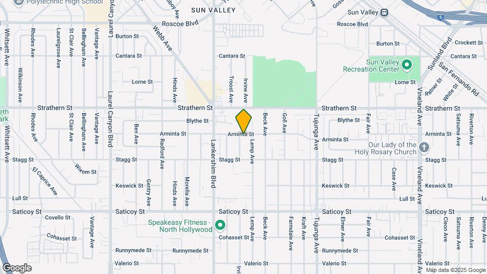 7858 Irvine Ave Mapa y Detalles de la Ubicación