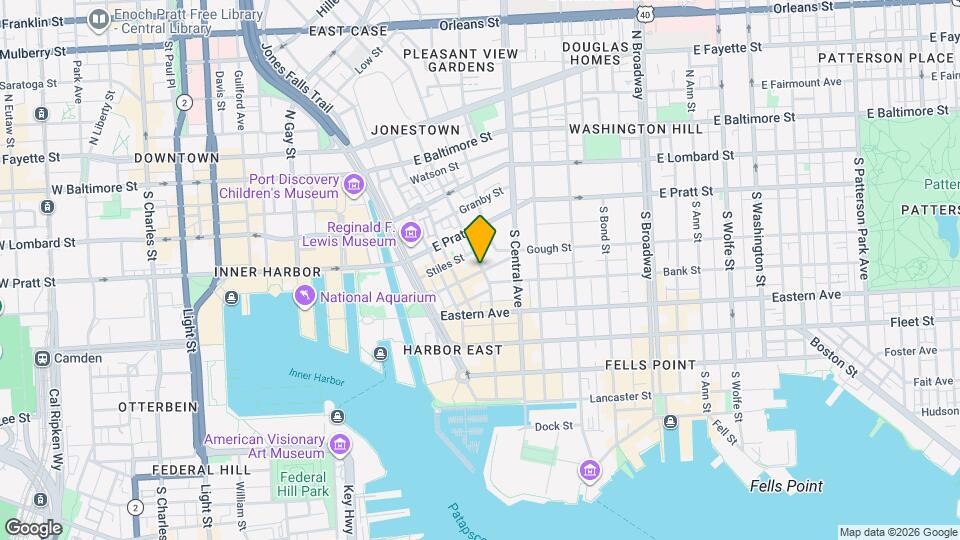 254 S Exeter St, Unit 1 Mapa y Detalles de la Ubicación