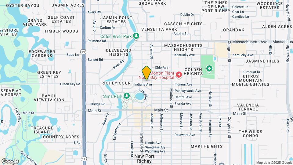 5745 Indiana Ave Map and Location Details
