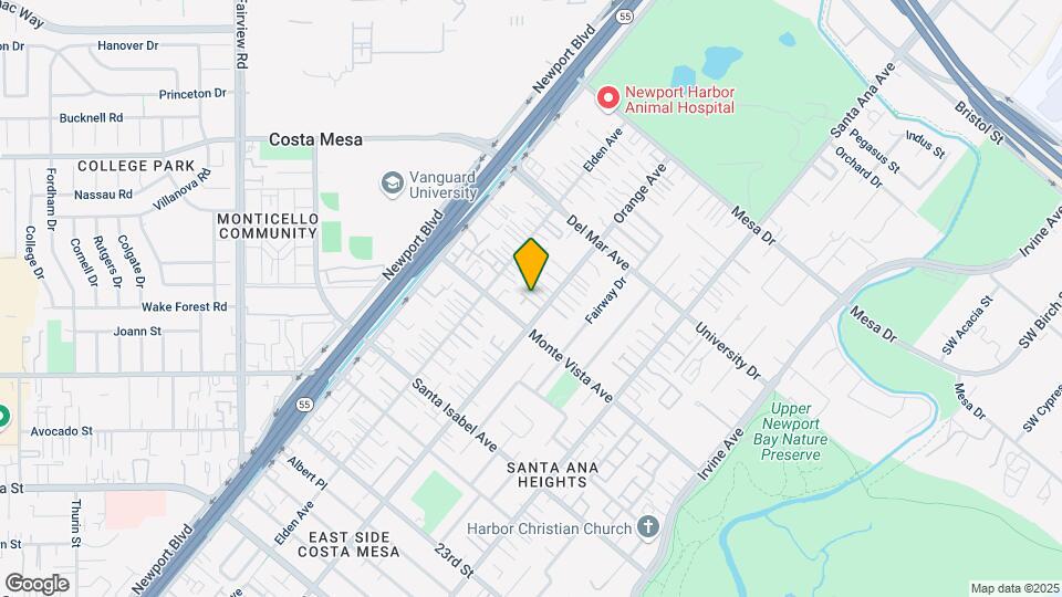 2521 Orange Ave Map and Location Details
