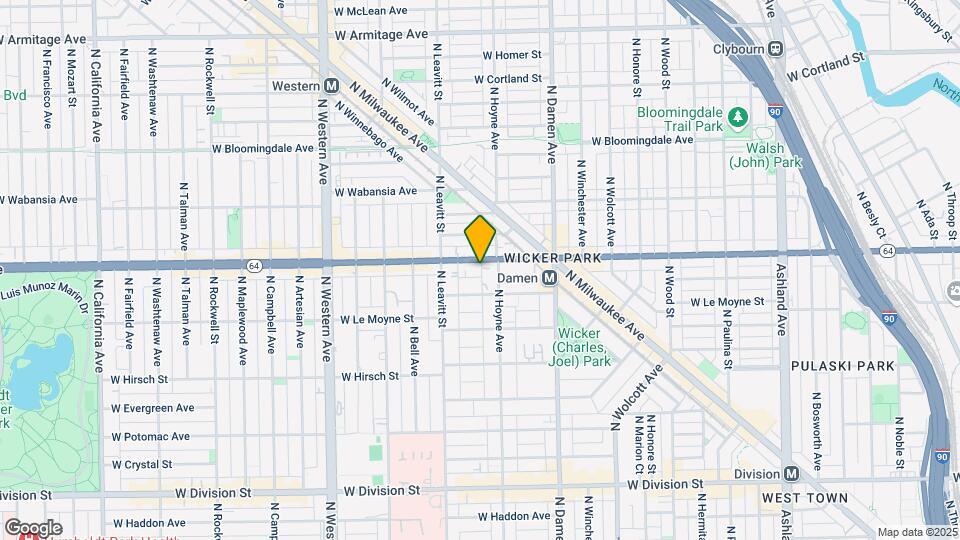 2119 W North Ave Map and Location Details
