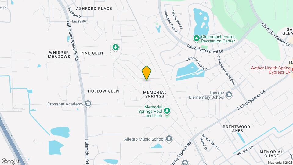 9706 Gold Rush Springs Dr Map and Location Details