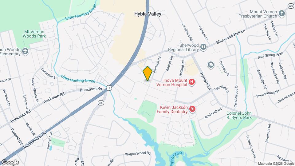 8018 Fordson Rd Map and Location Details