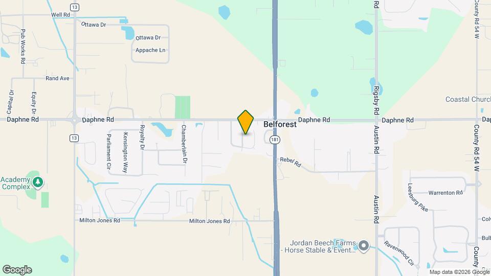 25930 Overton Dr Map and Location Details