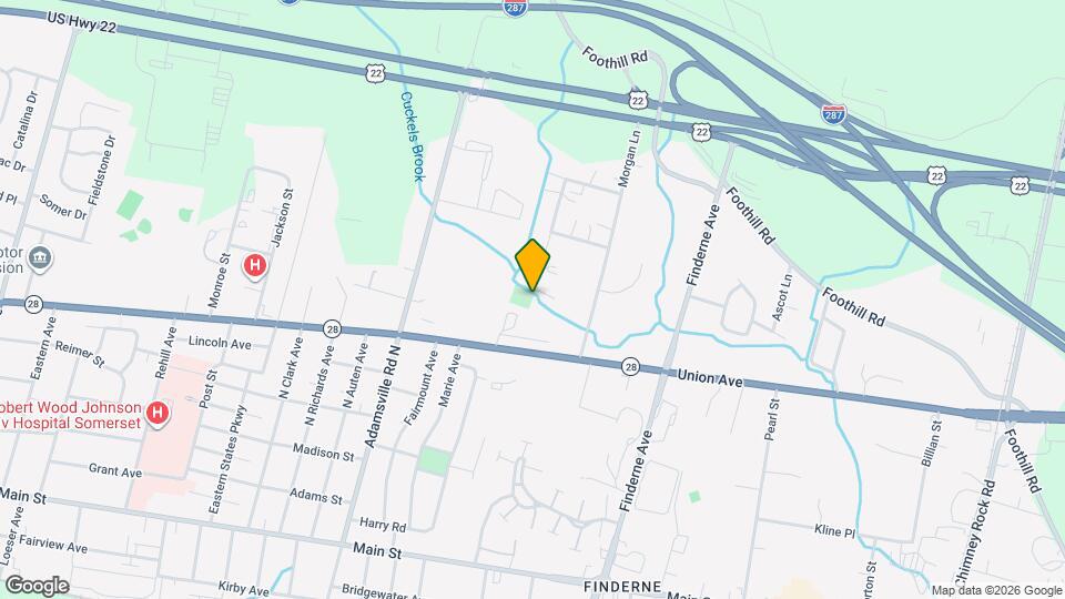 Finderne Heights Map and Location Details