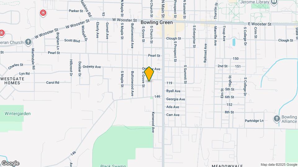 454 S Church St Map and Location Details