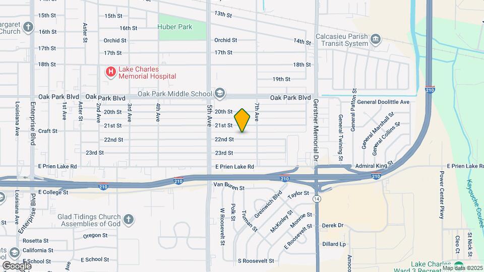 2317 22nd St Map and Location Details