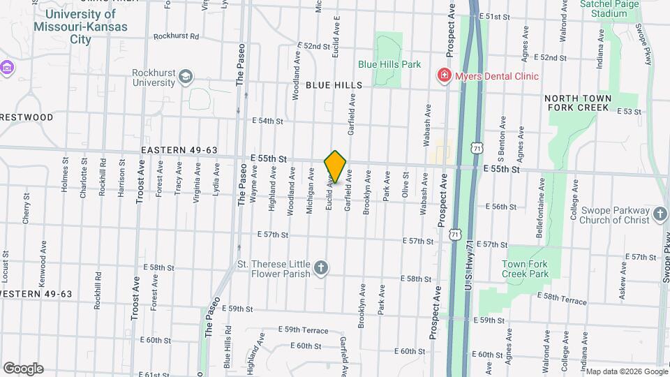 5531 Euclid Ave E Map and Location Details