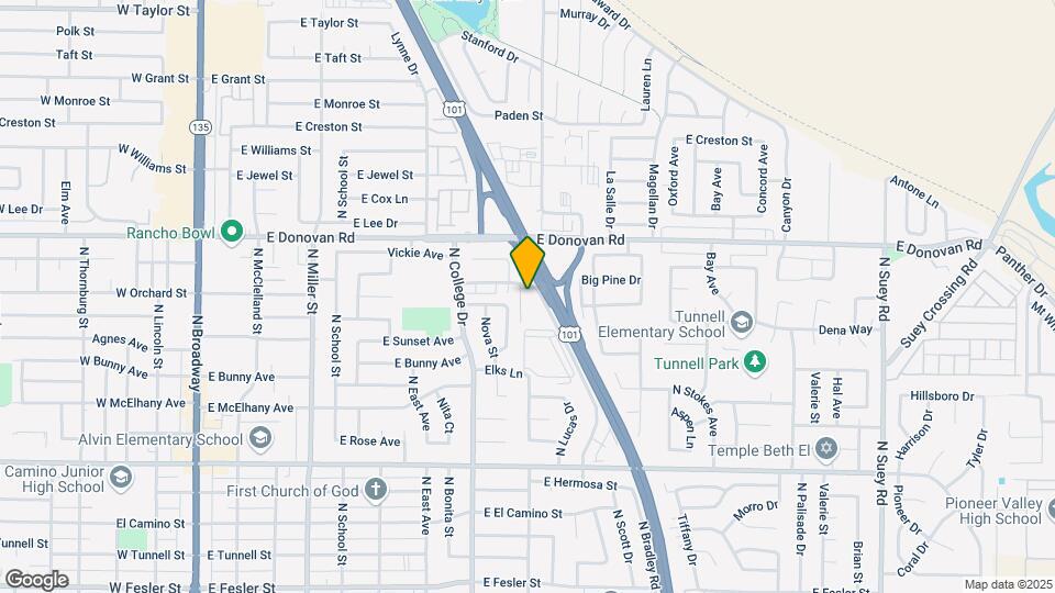 1339 N Bradley Rd Map and Location Details