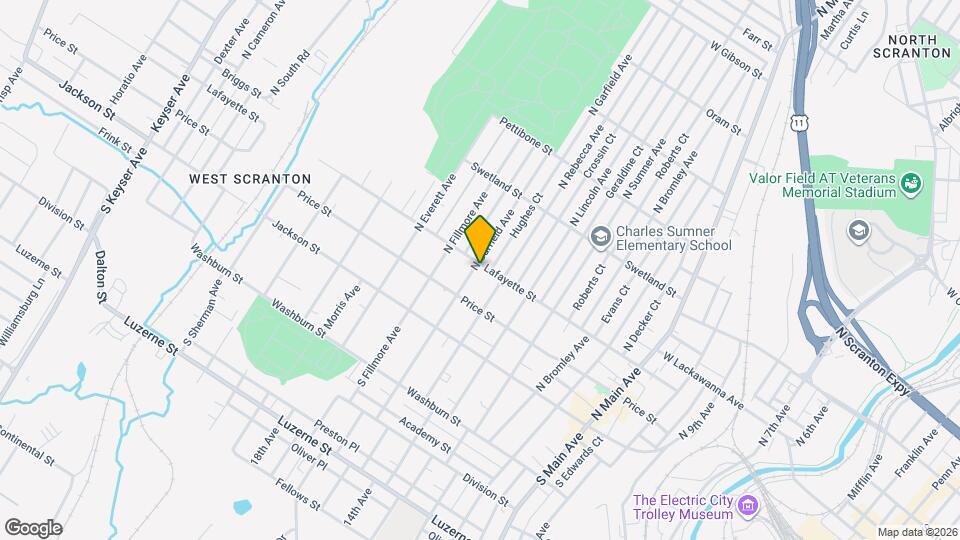 1623 Lafayette St Mapa y Detalles de la Ubicación