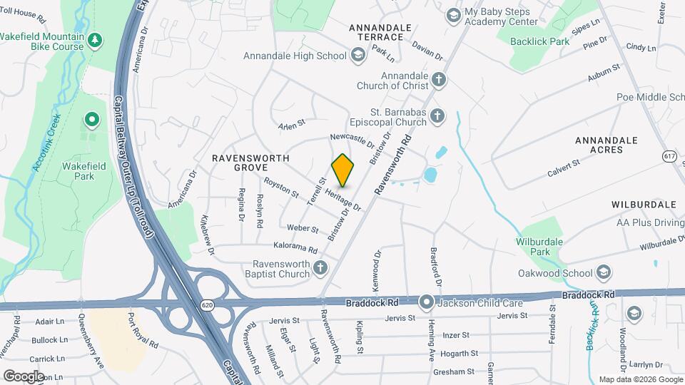 7608 Heritage Dr Map and Location Details