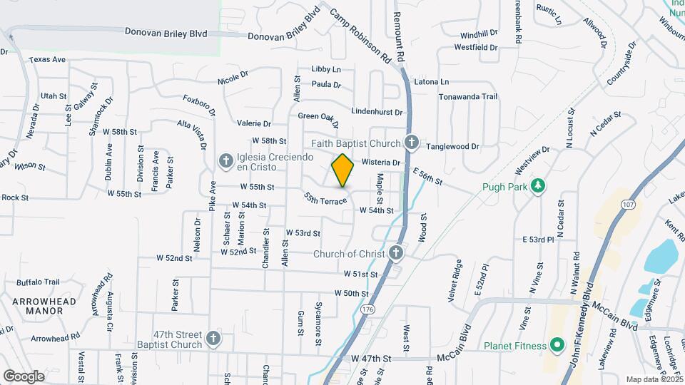 5505 Crescent Dr Map and Location Details