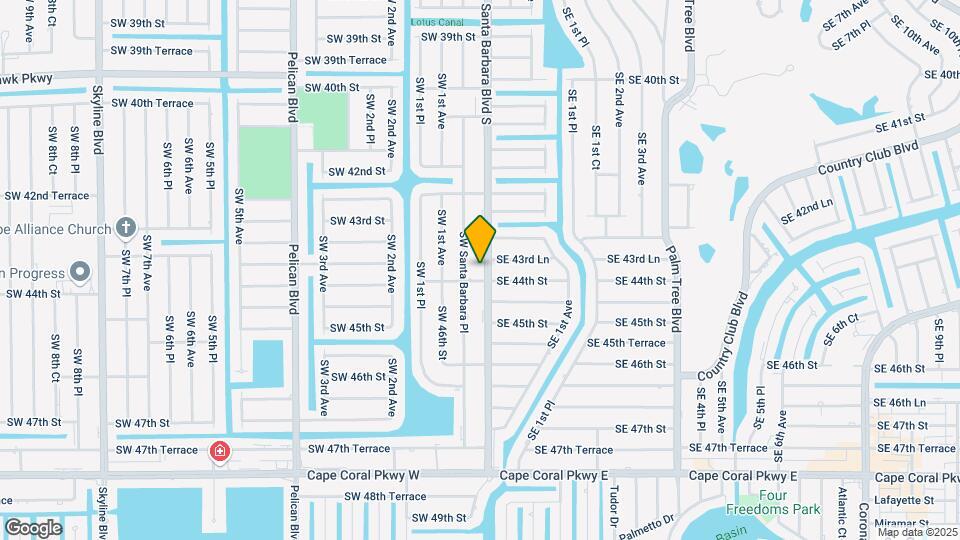 4340-4342 Santa Barbara Blvd Mapa y Detalles de la Ubicación