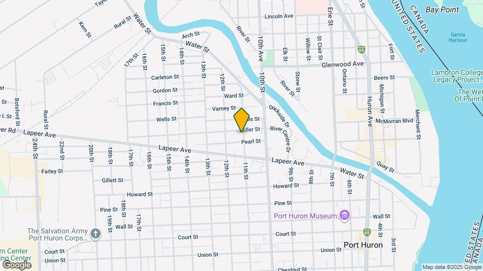 607 11th St, Unit 2 Map and Location Details