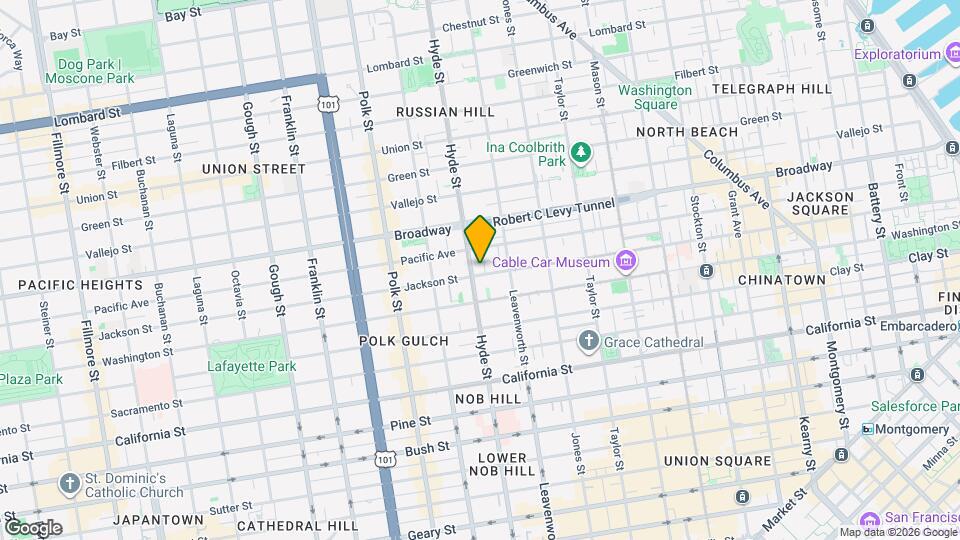 1390 Jackson St Map and Location Details