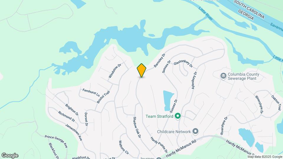 375 Barnsley Dr Map and Location Details