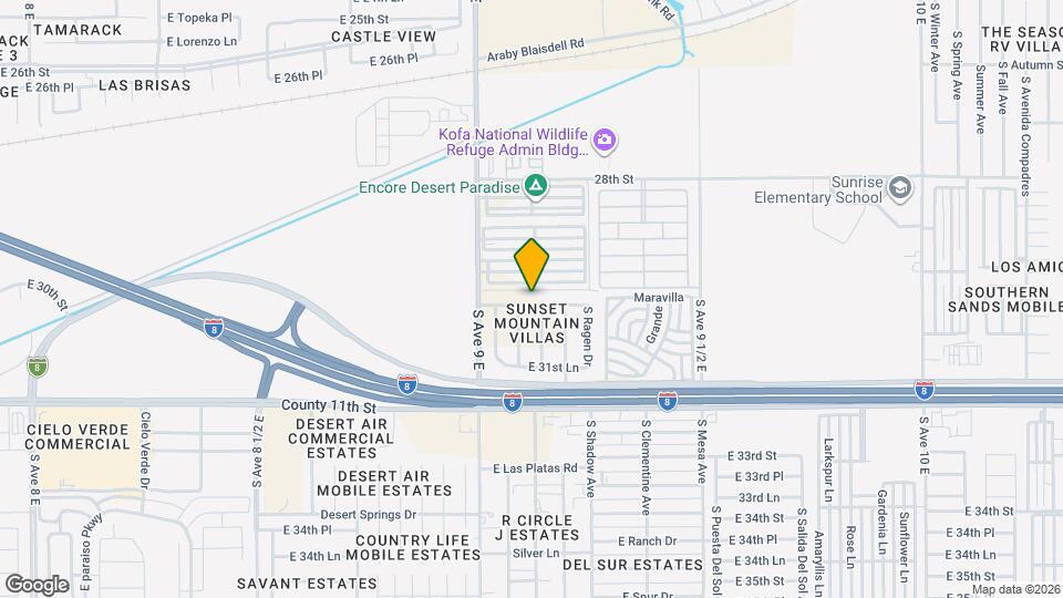 9120 E 30th Pl Map and Location Details