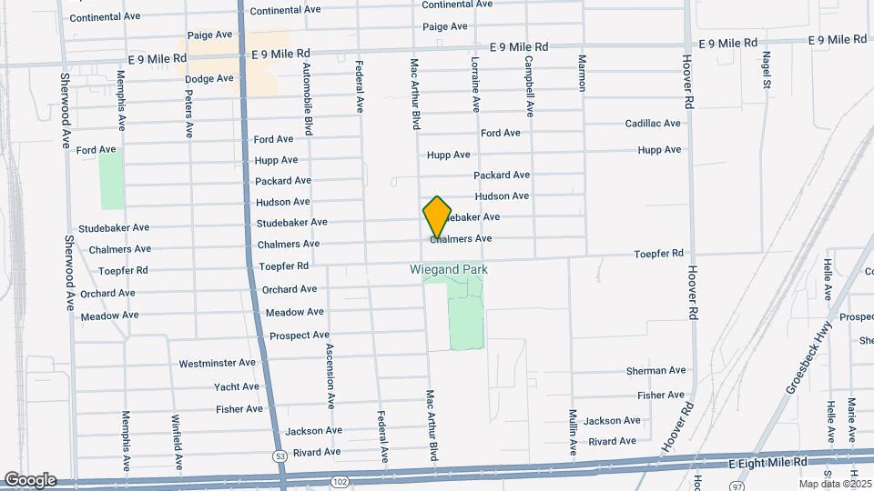 8640 Chalmers Ave Map and Location Details